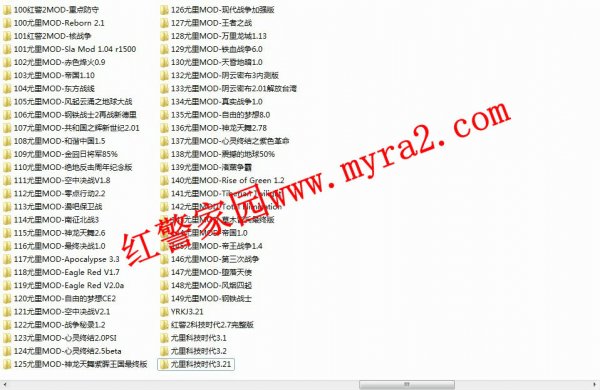 红色警戒2 168个MOD全集