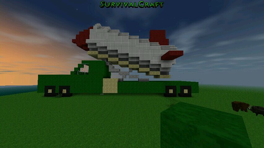 红色警戒V3火箭发射车minecraft版