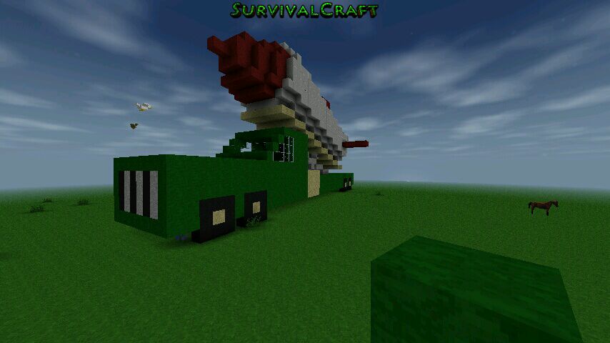 红色警戒V3火箭发射车minecraft版