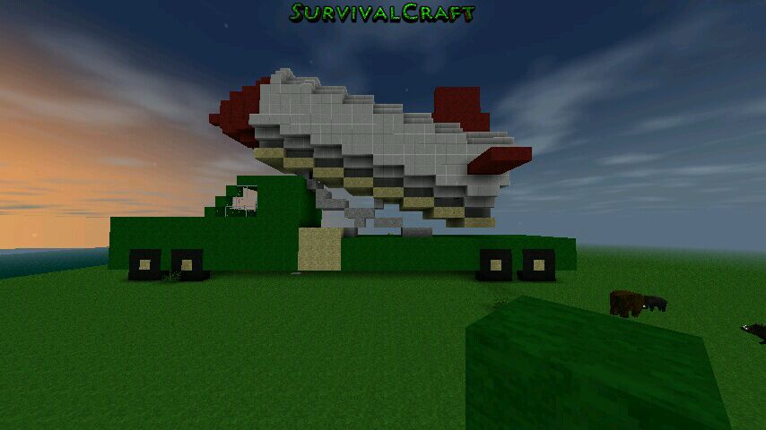 红色警戒V3火箭发射车minecraft版