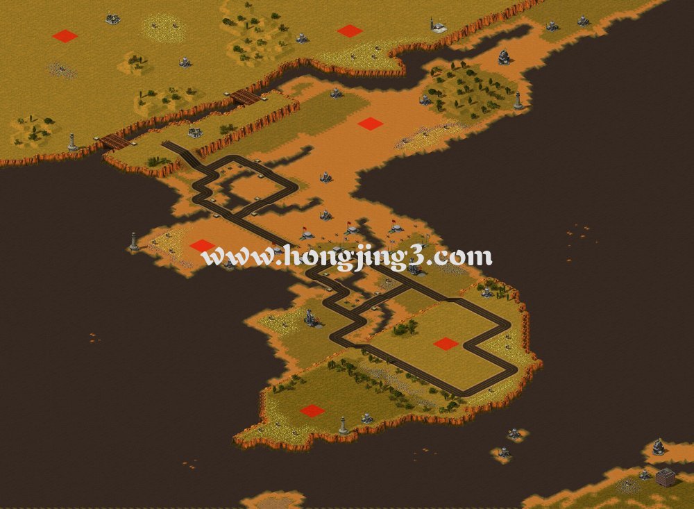 尤里的复仇地图朝鲜半岛