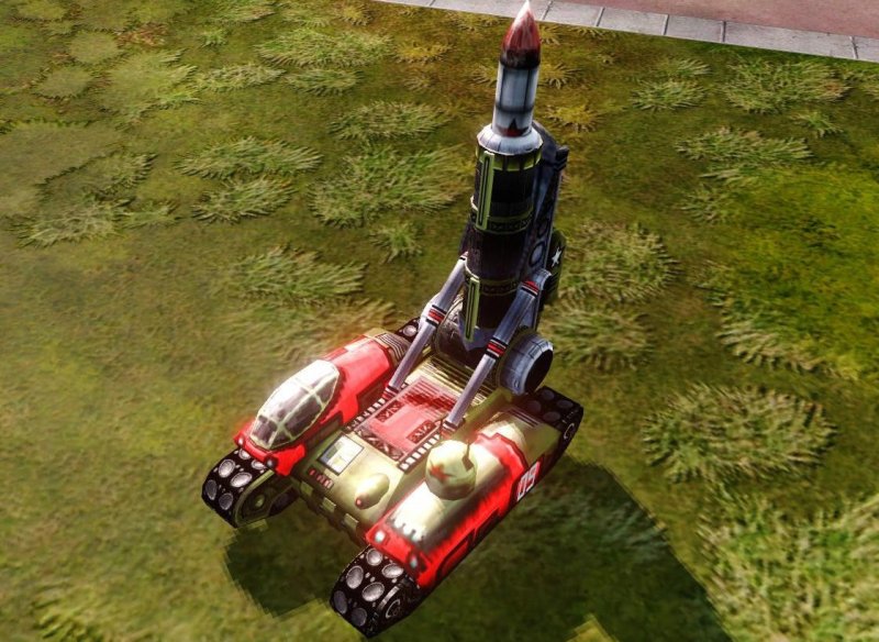 红色警戒3V4火箭发射车mod